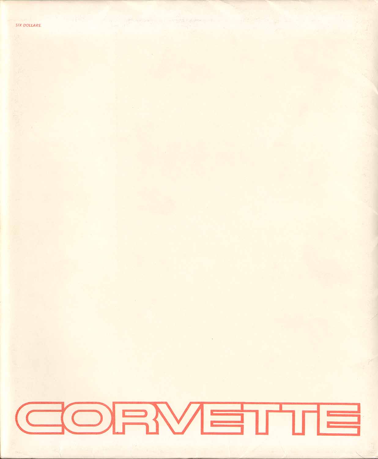 1985 Corvette Prestige Brochure